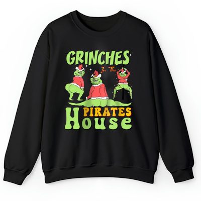 Pittsburgh Pirates Merry Christmas MLB Gift For Fan Cute Grinch Unisex Sweatshirt TAH21885