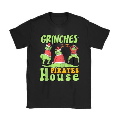 Pittsburgh Pirates Merry Christmas MLB Gift For Fan Cute Grinch Unisex T-Shirt Cotton Tee TAT21885