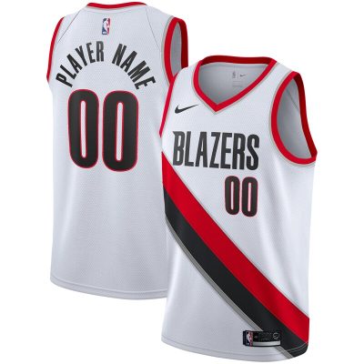 Portland Trail Blazers 2020/21 Swingman Custom Jersey - Association Edition - White