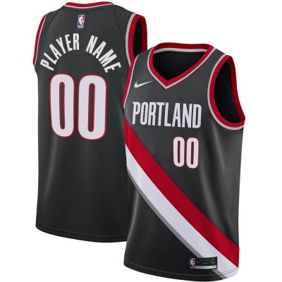 Portland Trail Blazers 2020/21 Swingman Custom Jersey - Icon Edition - Black