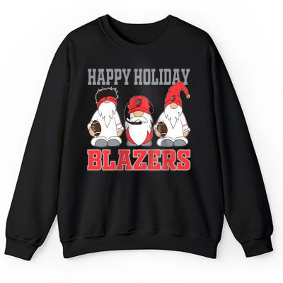 Portland Trail Blazers Merry Christmas NBA Gift For Fan Christmas Gnomes Unisex Sweatshirt TAH21534