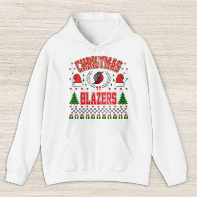 Portland Trail Blazers Merry Christmas NBA Gift For Fan Cute Santa Hohoho Unisex Hoodie TAS21891