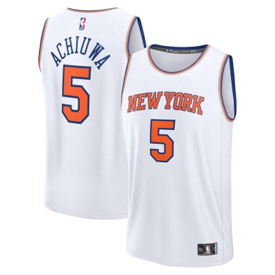 Precious Achiuwa New York Knicks Fast Break Player Jersey - Association Edition - White