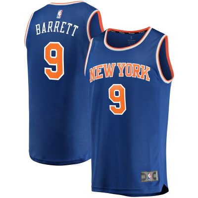 RJ Barrett New York Knicks Fast Break Replica Jersey Royal - Icon Edition