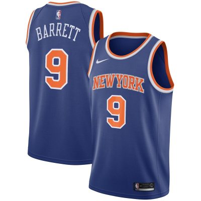 RJ Barrett New York Knicks Swingman Jersey Blue - Icon Edition