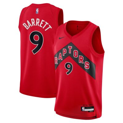 RJ Barrett Toronto Raptors Youth Swingman Jersey - Icon Edition - Red