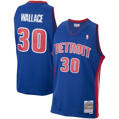 Rasheed Wallace Detroit Pistons 2003/04 Hardwood Classics Swingman Jersey - Royal