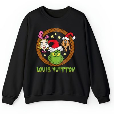 Retro Grinch Christmas Louis Vuitton Unisex Sweatshirt TAS20148