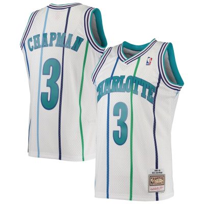 Rex Chapman Charlotte Hornets 1988/89 Hardwood Classics Swingman Jersey - White