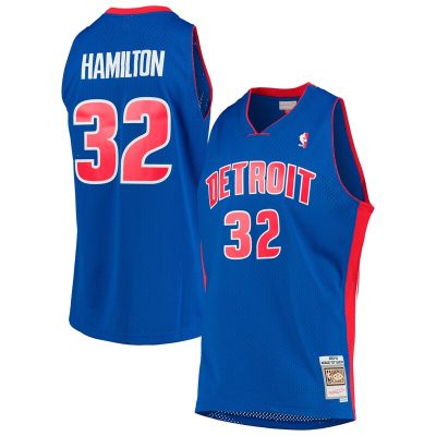 Richard Hamilton Detroit Pistons 2003/04 Hardwood Classics Swingman Jersey - Blue