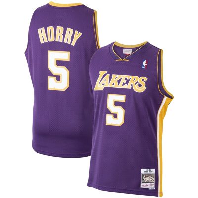 Robert Horry Los Angeles Lakers 1999/00 Hardwood Classics Swingman Jersey - Purple