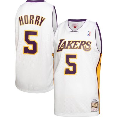 Robert Horry Los Angeles Lakers 2001/02 Hardwood Classics Swingman Jersey - White