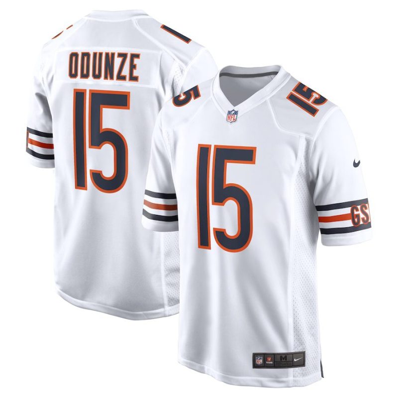 Rome Odunze Chicago Bears Game Jersey - White