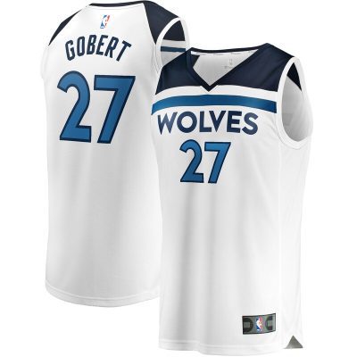 Rudy Gobert Minnesota Timberwolves Fast Break Replica Player Jersey - Association Edition - White