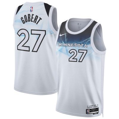 Rudy Gobert Minnesota Timberwolves Unisex 2024/25 Swingman Player Jersey - City Edition - White