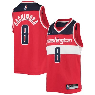 Rui Hachimura Washington Wizards Youth 2021/22 Diamond Swingman Jersey - Icon Edition - Red