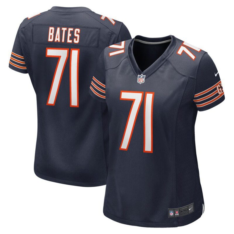 Ryan Bates Chicago Bears Women's Game Jersey - Navy