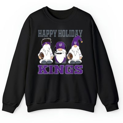 Sacramento Kings Merry Christmas NBA Gift For Fan Christmas Gnomes Unisex Sweatshirt TAH21541