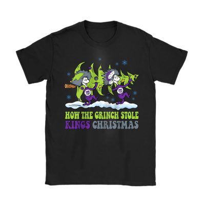 Sacramento Kings Merry Christmas NBA Gift For Fan Cute Grinch Unisex T-Shirt Cotton Tee TAT21896