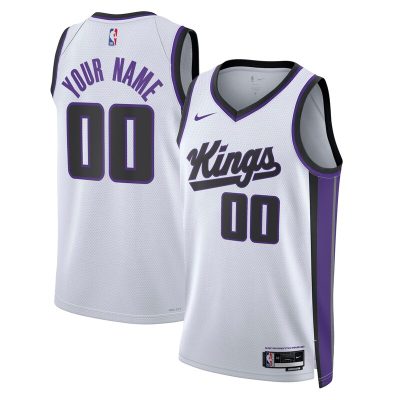 Sacramento Kings Swingman Custom Jersey - Association Edition - White