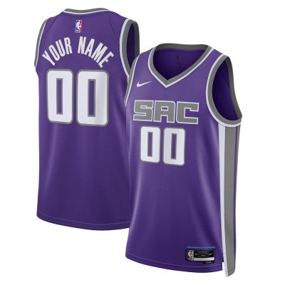 Sacramento Kings Swingman Custom Jersey Purple - Icon Edition