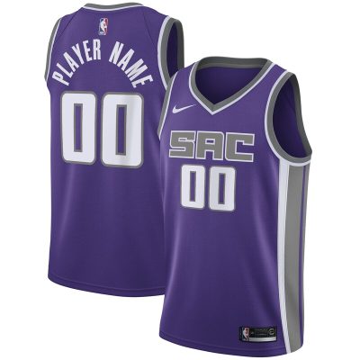 Sacramento Kings Swingman Custom Jersey Purple - Icon Edition