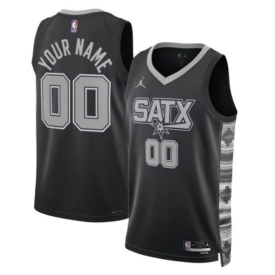 San Antonio Spurs 2022/23 Swingman Custom Jersey - Statement Edition - Black