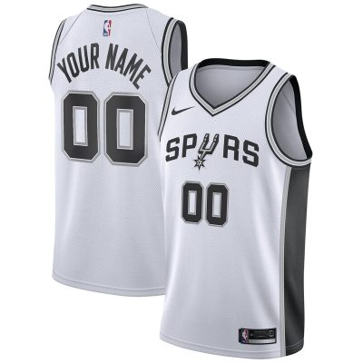 San Antonio Spurs Custom Swingman Jersey White - Association Edition