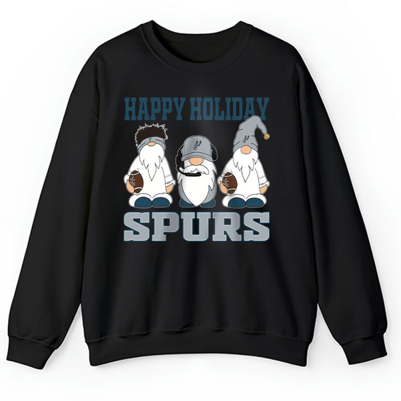 San Antonio Spurs Merry Christmas NBA Gift For Fan Christmas Gnomes Unisex Sweatshirt TAH21544