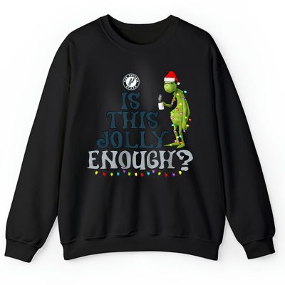 San Antonio Spurs Merry Christmas NBA Gift For Fan Cute Grinch Unisex Sweatshirt TAH21543