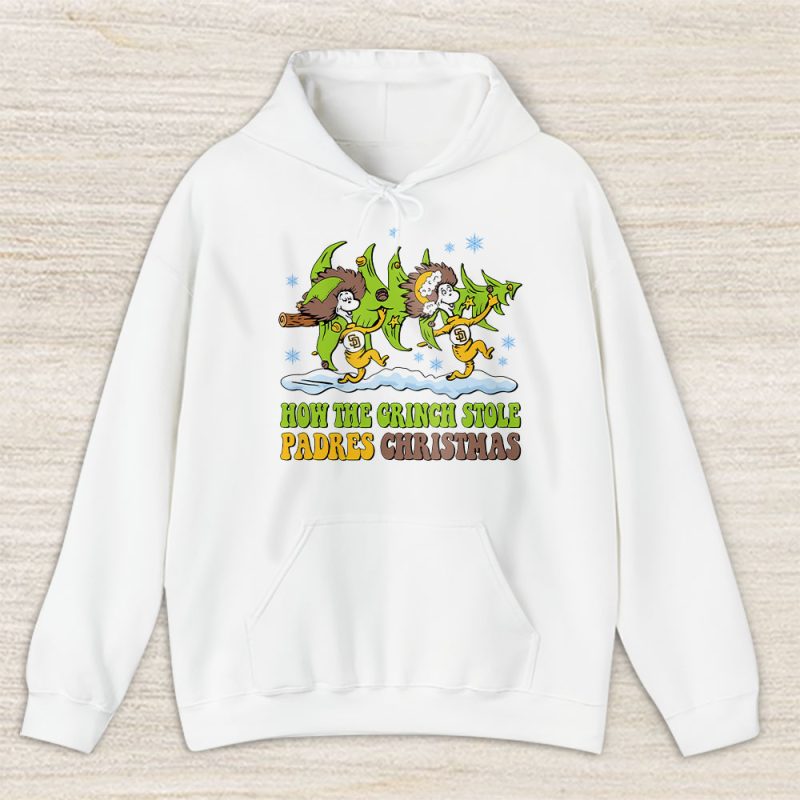 San Diego Padres Merry Christmas MLB Gift For Fan Cute Grinch Unisex Hoodie TAS21904