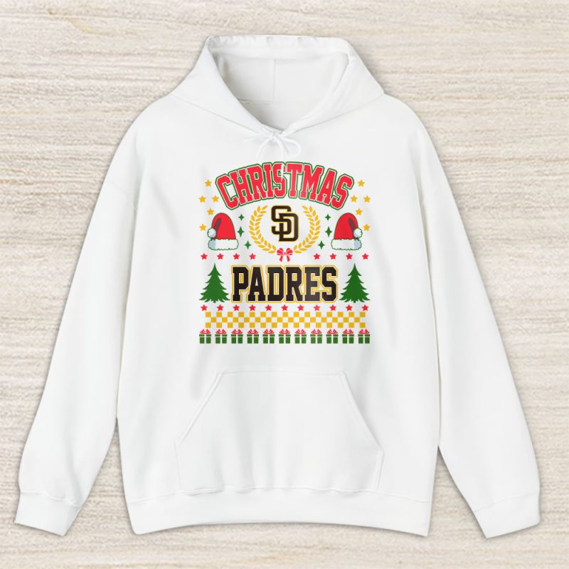 San Diego Padres Merry Christmas MLB Gift For Fan Cute Santa Hohoho Unisex Hoodie TAS21907