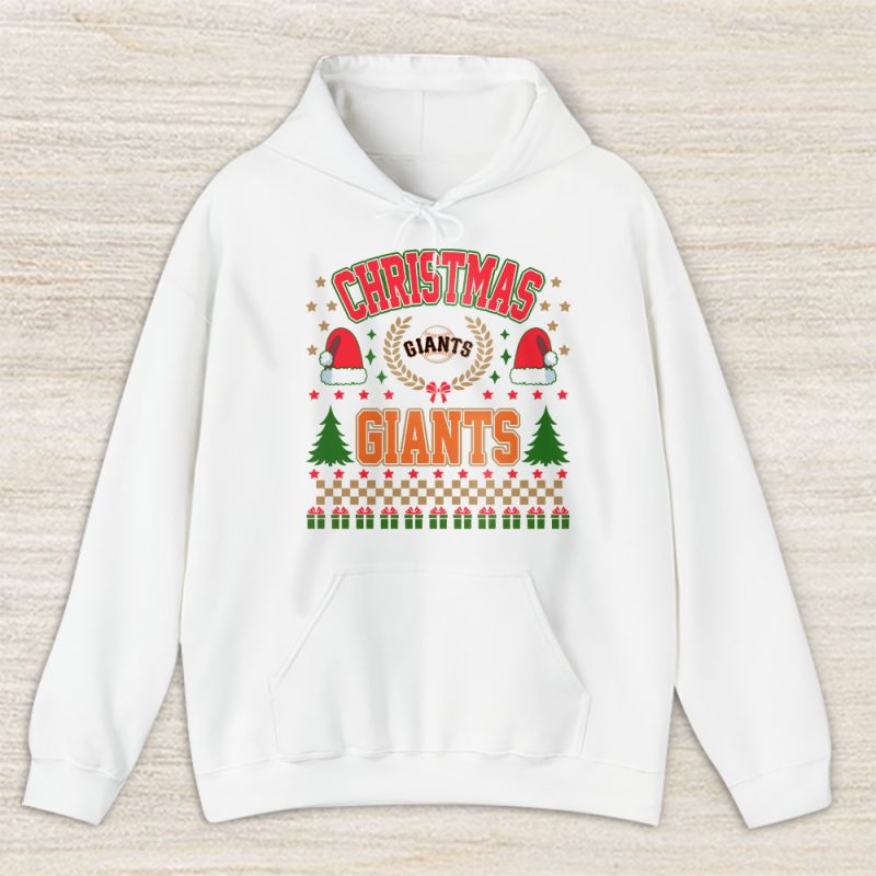 San Francisco Giants Merry Christmas MLB Gift For Fan Cute Santa Hohoho Unisex Hoodie TAS21919