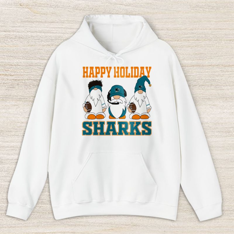 San Jose Sharks Merry Christmas NHL Gift For Fan Christmas Gnomes Unisex Hoodie TAS21561