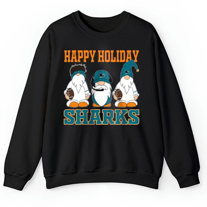 San Jose Sharks Merry Christmas NHL Gift For Fan Christmas Gnomes Unisex Sweatshirt TAH21561