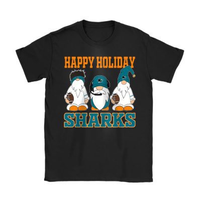 San Jose Sharks Merry Christmas NHL Gift For Fan Christmas Gnomes Unisex T-Shirt Cotton Tee TAT21561