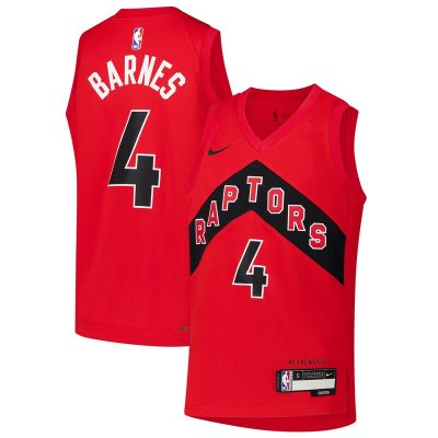 Scottie Barnes Toronto Raptors Youth Swingman Jersey - Icon Edition - Red