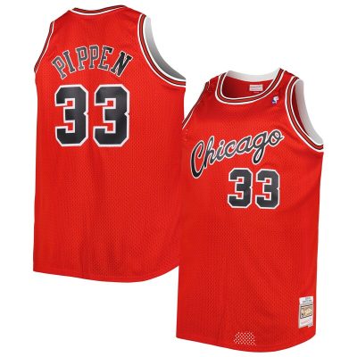 Scottie Pippen Chicago Bulls Big & Tall Hardwood Classics 2003/04 Swingman Jersey - Red