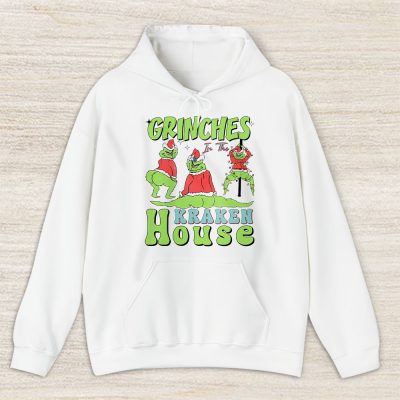 Seattle Kraken Merry Christmas NHL Gift For Fan Cute Grinch Unisex Hoodie TAS21913