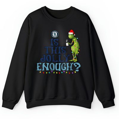 Seattle Kraken Merry Christmas NHL Gift For Fan Cute Grinch Unisex Sweatshirt TAH21553