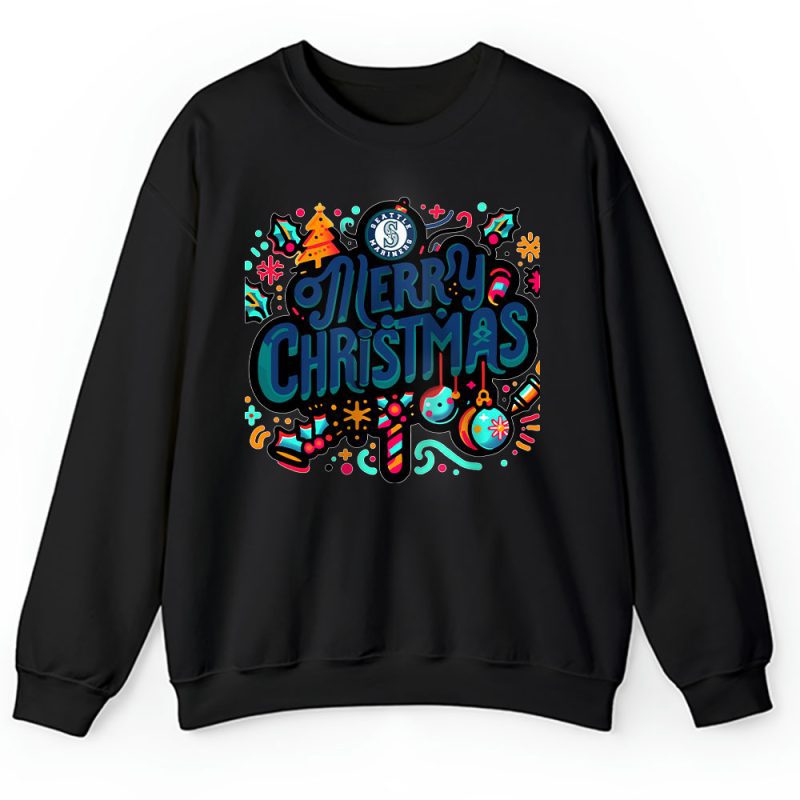 Seattle Mariners Merry Christmas MLB Gift For Fan Christmas Funny Unisex Sweatshirt TAH21548