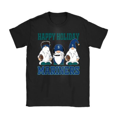 Seattle Mariners Merry Christmas MLB Gift For Fan Christmas Gnomes Unisex T-Shirt Cotton Tee TAT21550