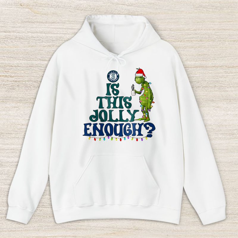 Seattle Mariners Merry Christmas MLB Gift For Fan Cute Grinch Unisex Hoodie TAS21549