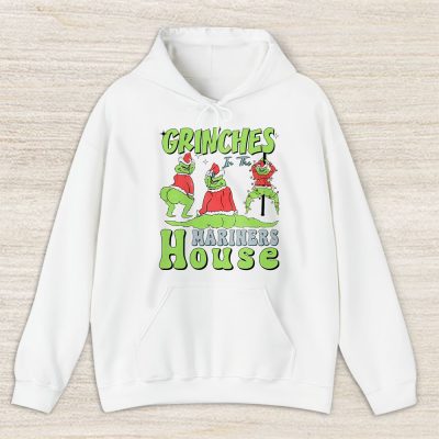 Seattle Mariners Merry Christmas MLB Gift For Fan Cute Grinch Unisex Hoodie TAS21909