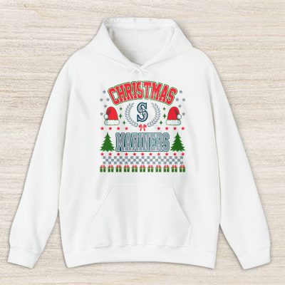 Seattle Mariners Merry Christmas MLB Gift For Fan Cute Santa Hohoho Unisex Hoodie TAS21911