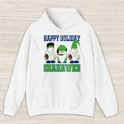 Seattle Seahawks Merry Christmas NFL Gift For Fan Christmas Gnomes Unisex Hoodie TAS21135