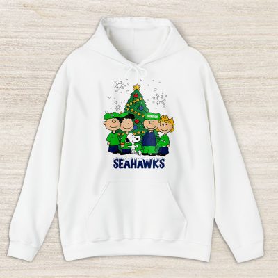 Seattle Seahawks Merry Christmas NFL Gift For Fan Christmas Snoopy And Friends Unisex Hoodie TAS21136