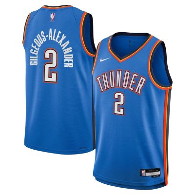 Shai Gilgeous-Alexander Oklahoma City Thunder Youth Swingman Jersey - Icon Edition - Blue