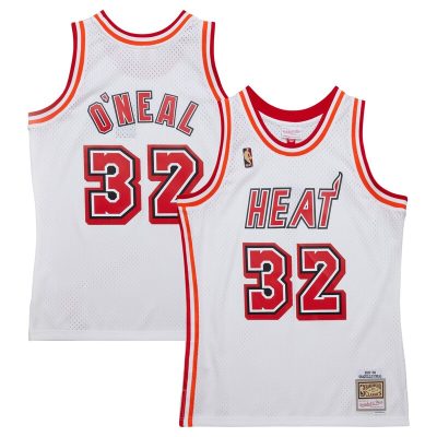 Shaquille O'Neal Miami Heat 2007/08 Hardwood Classics Swingman Jersey - White