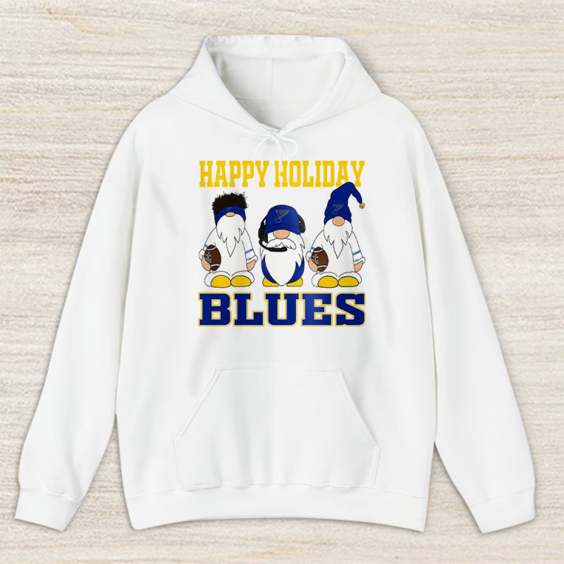 St. Louis Blues Merry Christmas NHL Gift For Fan Christmas Gnomes Unisex Hoodie TAS21568